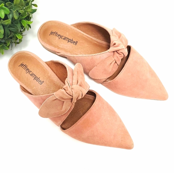 Jeffrey Campbell Shoes - Jeffrey Campbell Rose Charlin Bow Mule 💕